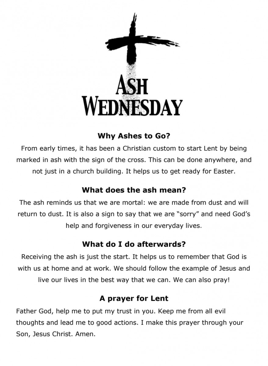 Everyday Witness 'Ashes to Go' Diocese of Leicester