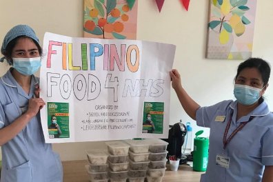Open Filipino Chaplaincy provides Filipino food for NHS and care workers 