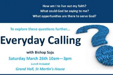 Open Everyday Calling, Vocations Day 2022. Has God been tapping you on the shoulder recently?